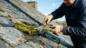 comment nettoyer une toiture en ardoise