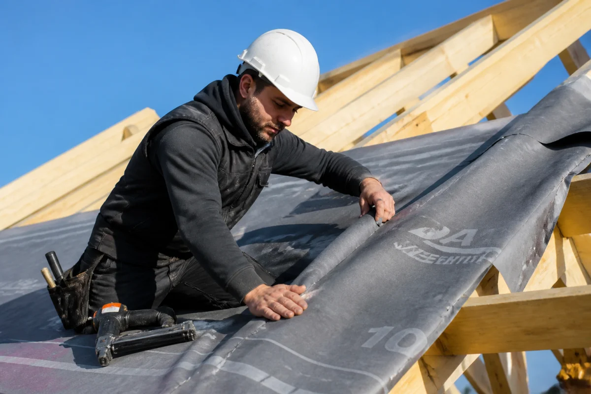 comment poser un écran sous toiture