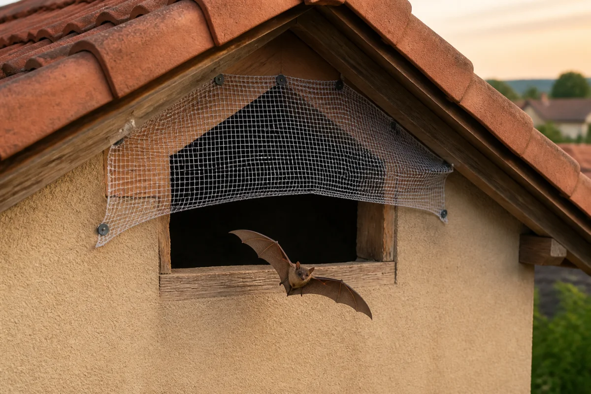 Comment éloigner les chauves-souris du toit sans les tuer